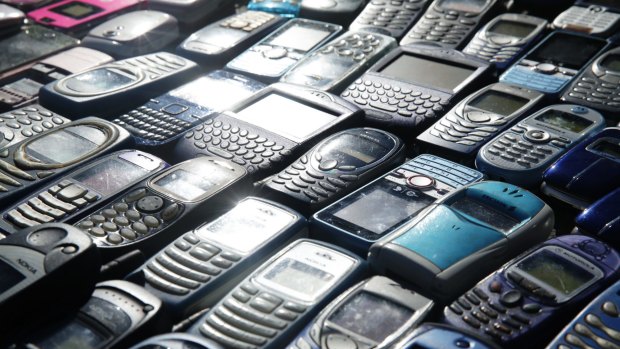 Storage problems? Australians hoard their old mobiles.