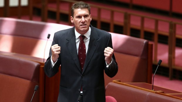 You might criticise his politics, but as this photo demonstrates, Bernardi can certainly deliver a hauntingly compelling 'Total Eclipse of the Heart'.