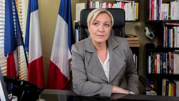 Marine Le Pen, now the leader of the French National Front.