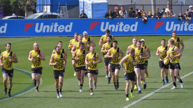 Richmond open training.