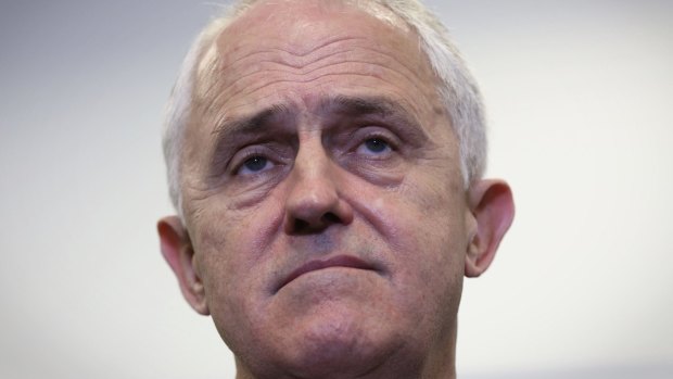 Prime Minister Malcolm Turnbull during a press conference in Sydney on Monday.