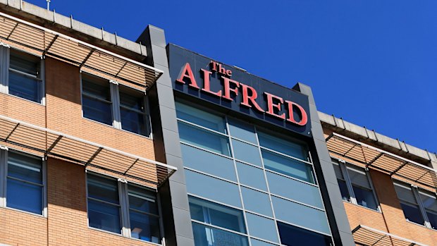 The Alfred hospital in South Yarra.