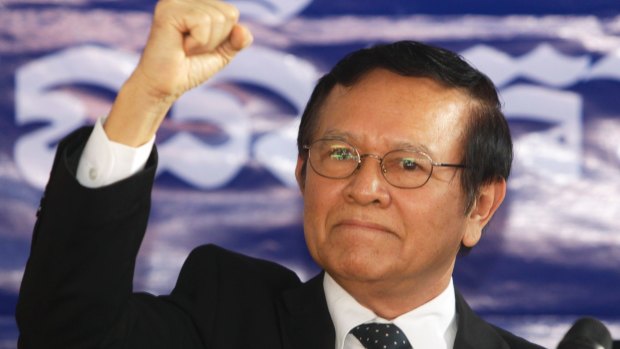 Cambodia's main opposition Cambodia National Rescue Party Vice President Kem Sokha in September.