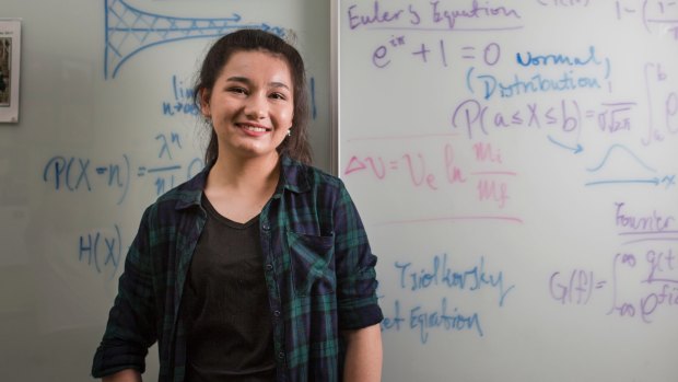Rowena Stening, 17, has been named the top female year 12 student in Australia for an international maths competition.
