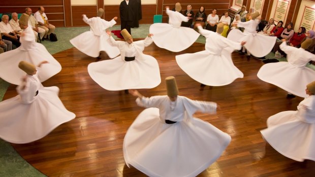 Whirling Dervishes, Istanbul, Turkey. 