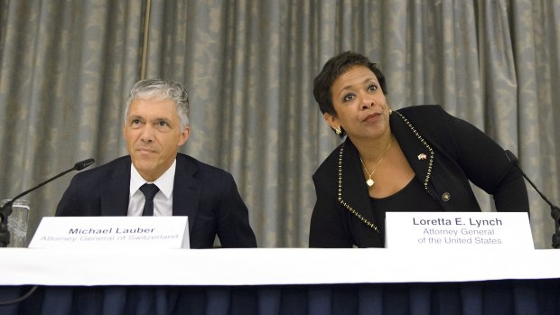 Swiss attorney-general Michael Lauber and his US counterpart, Loretta Lynch, are leading the investigations into FIFA members.