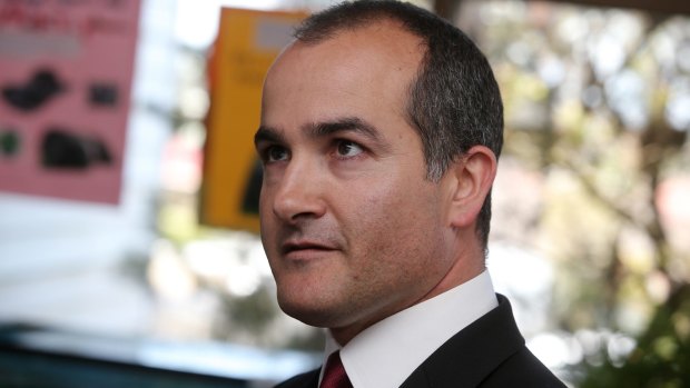 Eyes on the future: Education Minister James Merlino says his priority is to improve standards and facilities for the state's 500,000 students. 