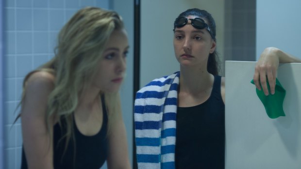 Dry Land, with Patricia Pemberton (left) and Sarah Meacham, focuses on an unwanted pregnancy. 