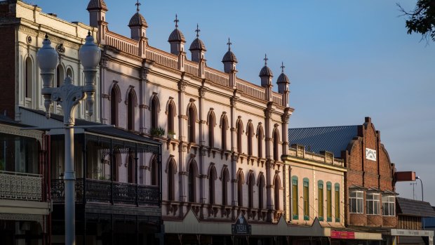 Historic buildings on George Street.