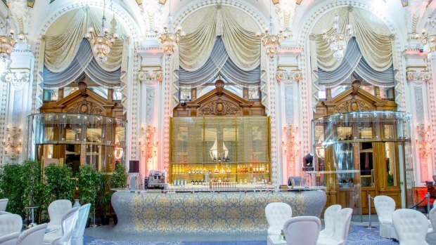 The bar in the White Salon at the Casino de Monte-Carlo