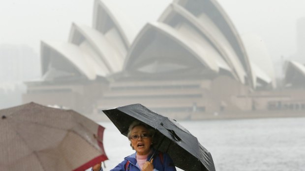 Umbrellas will be useful accessories for later this week in Sydney. 