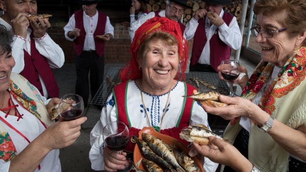 Dina Murta will be one of those turning up for the Portuguese Sardine Festival at the Sydney Portugal Club in Marrickville. 