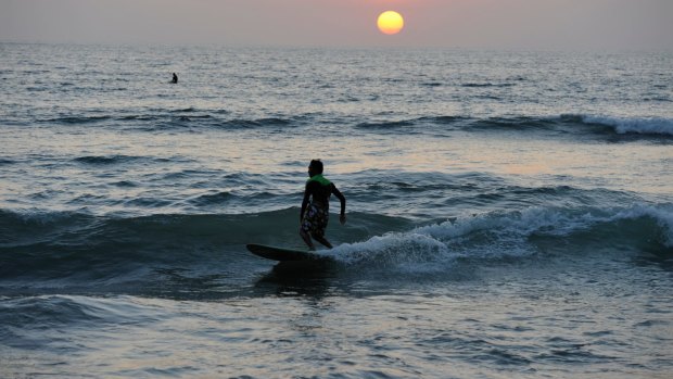 Kuta beach, in Bali which has already experienced a tourism backlash. 