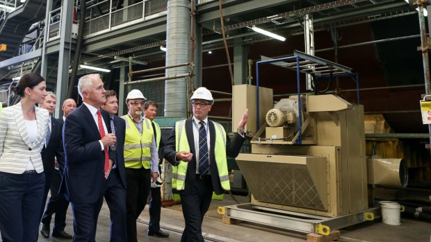 Prime Minister Malcolm Turnbull after announcing the winning bid for the $50 billion submarine contract.