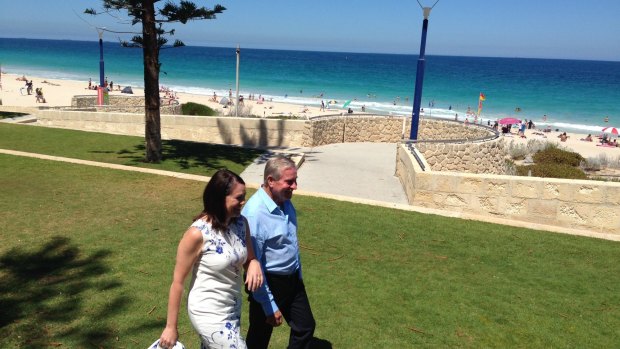 Ms Harvey (pictured with Premier Colin Barnett) will replace Kim Hames who announced he would step down from the deputy role ahead of his retirement.