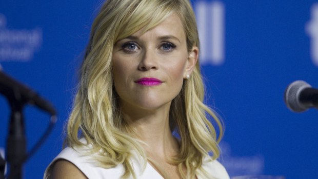 Reese Witherspoon at the Toronto International Film Festival press conference for her film <i>Wild</i>.