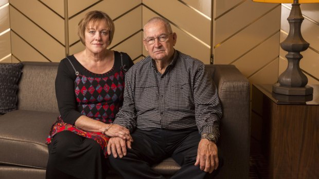 John and Kaylene Mann, who lost a total of four relatives on Malaysia Airlines flights MH17 and MH370.  