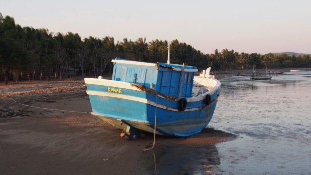 'Kanak', one of two boats which asylum seekers were transferred onto by Australian Border Force after being intercepted and turned back. 