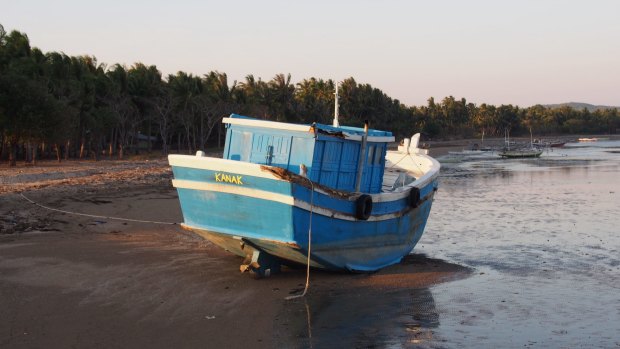 'Kanak', one of two boats which asylum seekers were transferred onto by Australian Border Force after being intercepted and turned back. 