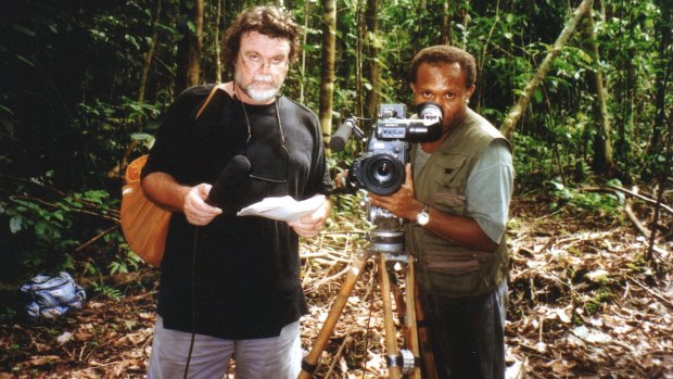 Chris Owen with Martin Maden (from Rabaul) behind the camera.