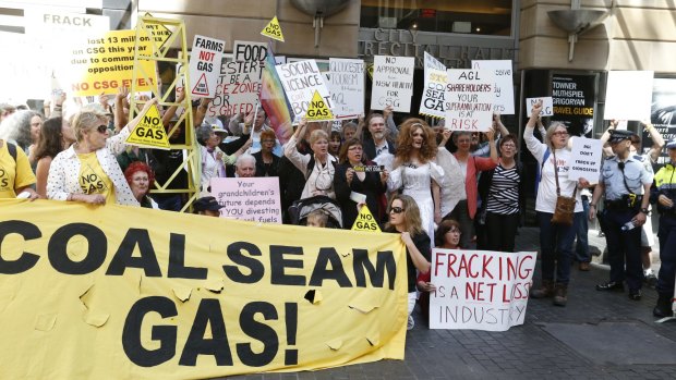 Flowback: Opponents of AGL's CSG plans say environmental controls are not being enforced. 