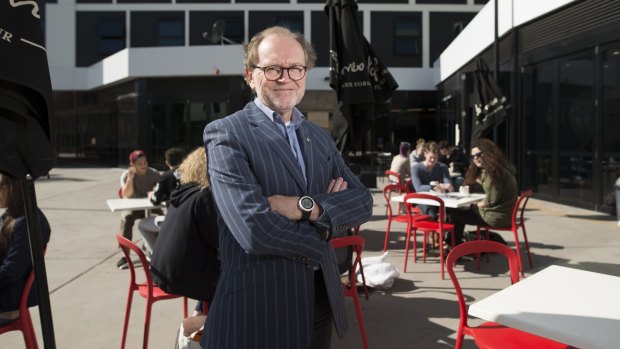 University of Canberra Vice-Chancellor Stephen Parker.