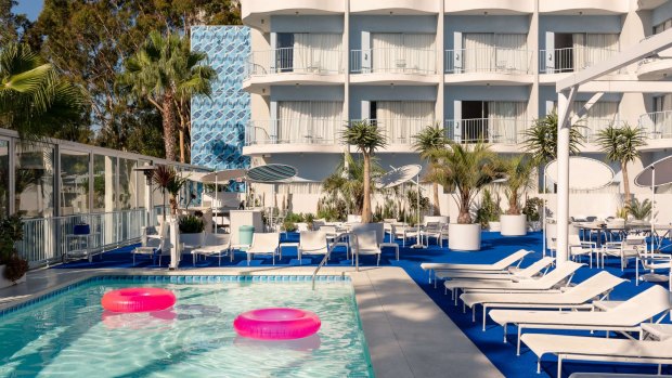 The Pool Deck at The Standard, West Hollywood.