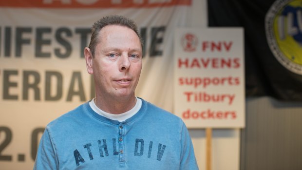Niek Stam, leader of the FNV Havens labour union.