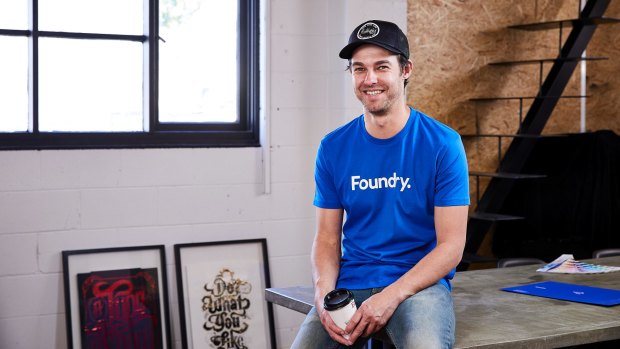 Designer Mat Colley said a six-month stint at the ATO inspired the very Canberran T-shirt.