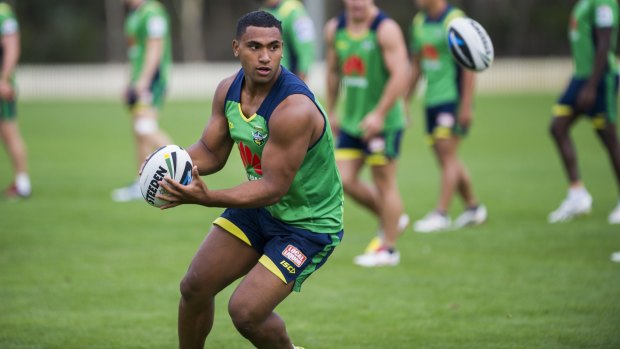 Former Raider Tevita Pangai has joined the Broncos.


5 Feb 2015
Photo: Rohan Thomson 
The Canberra Times