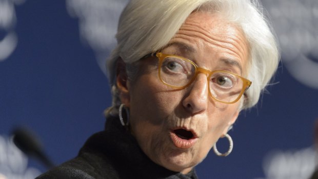 IMF head Christine Lagarde: "The greatest challenge we face today is the risk of the world turning its back on global co-operation."