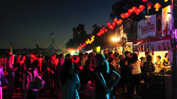 The first Night Noodle Markets helped double the number of people visiting Enlighten 2015.