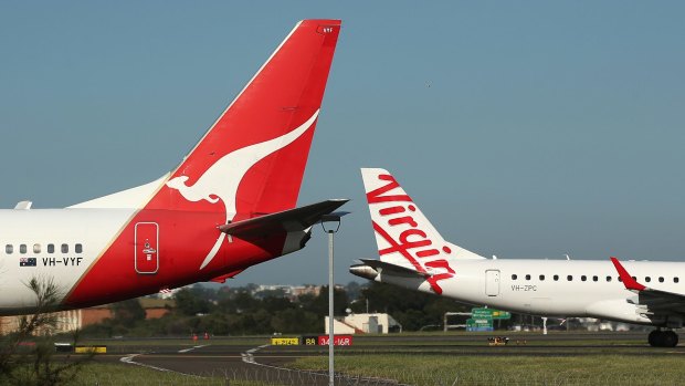 Qantas and Virgin lead cancellations between Canberra and Sydney. 