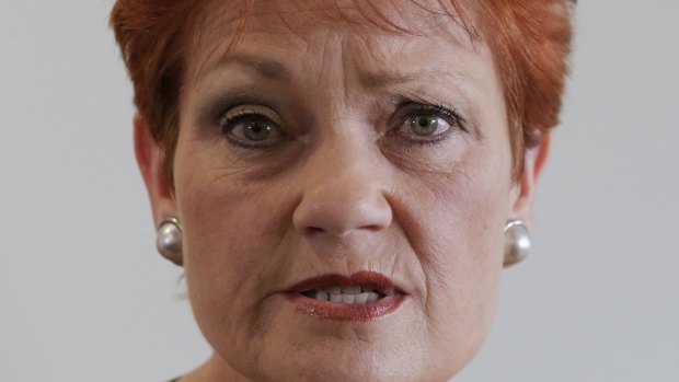 Senator Pauline Hanson. 