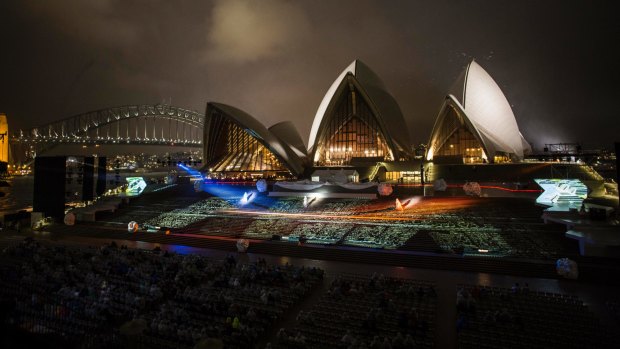 The Eighth Wonder was staged on the Sydney Opera House forecourt, but residents of the neighbouring Bennelong Apartments are reportedly unhappy with noise and disruption from outdoor events.