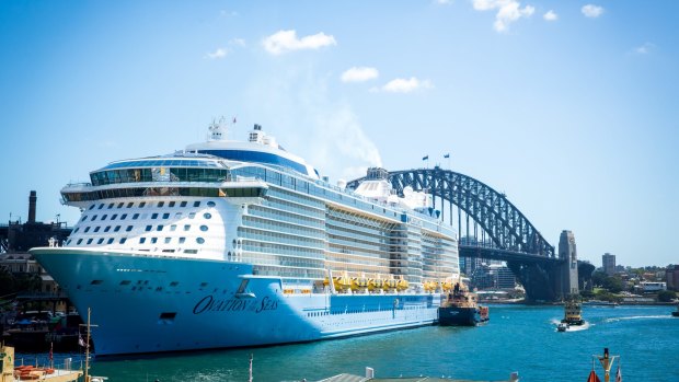 Ovation of the Seas: The daily challenge is to feed as many as 20,000 meals to 4500 or more passengers, not to mention a sea-going workforce of about 1600.