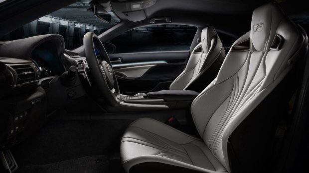 The interior is sporty and luxurious, if a little messy.