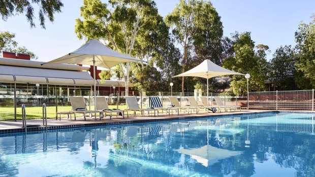 The pool at Desert Gardens.