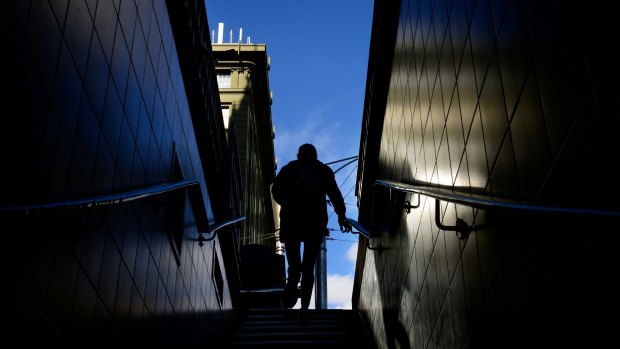 Going underground ... or not, as many of Melbourne's subterranean public loos have been sealed off.