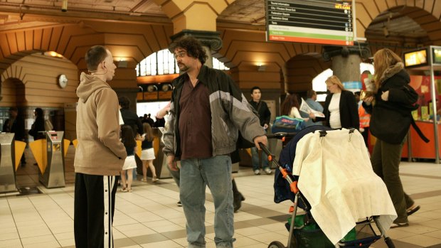 Back to Back Theatre's Small Metal Objects was staged at Flinders Street Station in 2005.