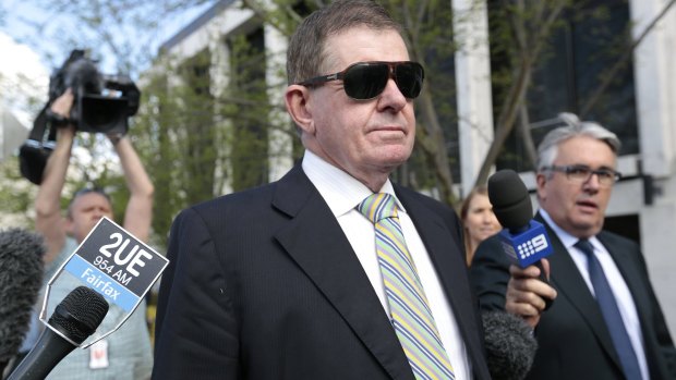 Peter Slipper after his sentencing in September 2014.