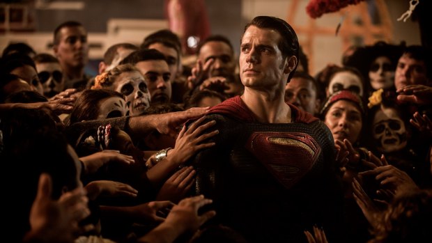 Up, down, and away: Not even Henry Cavill can save Batman v Superman from crashing to Earth.