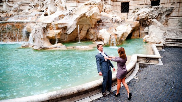 The Trevi Fountain is Rome's most romantic spot.