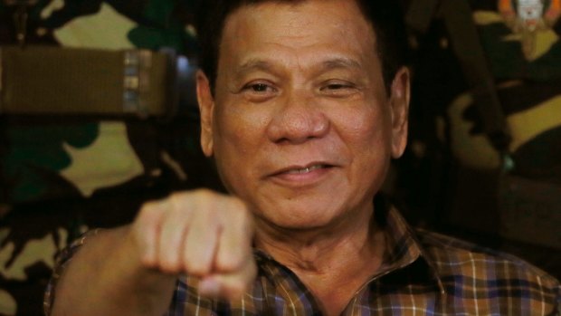 Philippine President Rodrigo Duterte. 