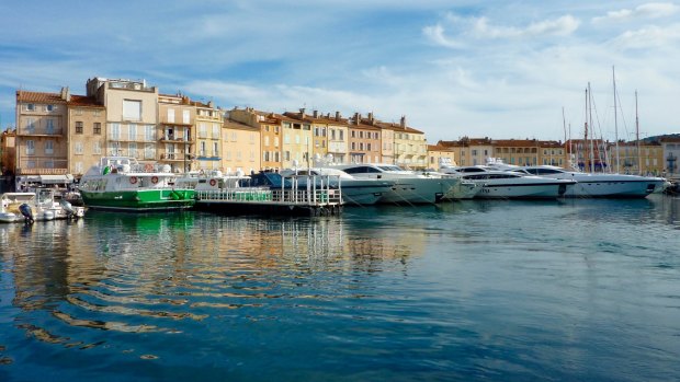 The waterfront at St Tropez.
