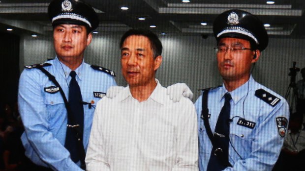 The sentencing of Chinese politician Bo Xilai in 2013.