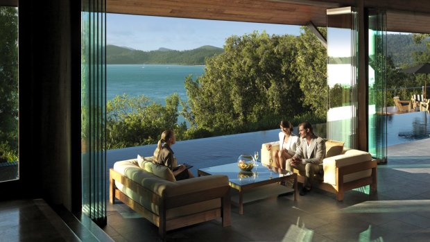 The exclusive Qualia resort on Hamilton Island.