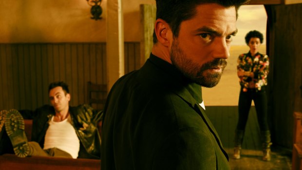 Dominic Cooper plays a Texas minister in 