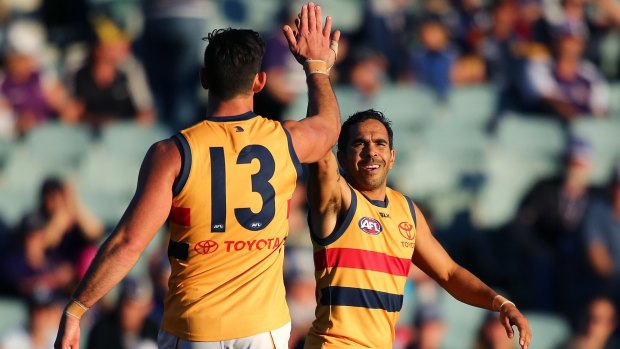 Saddening: Sharp-shooting Adelaide Crows forward Eddie Betts was subjected to an act of racial vilification.