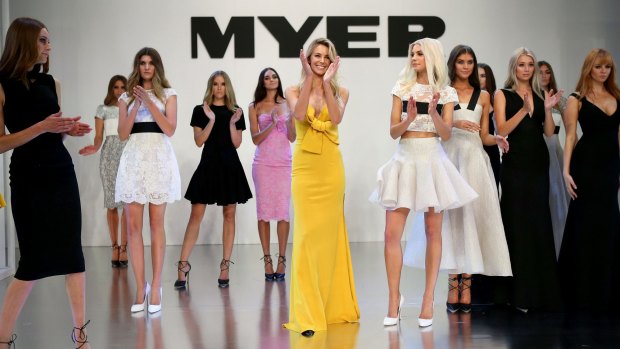 Jennifer Hawkins isn't enough to rescue Myer, particularly in the face of a revitalised David Jones under new ownership.